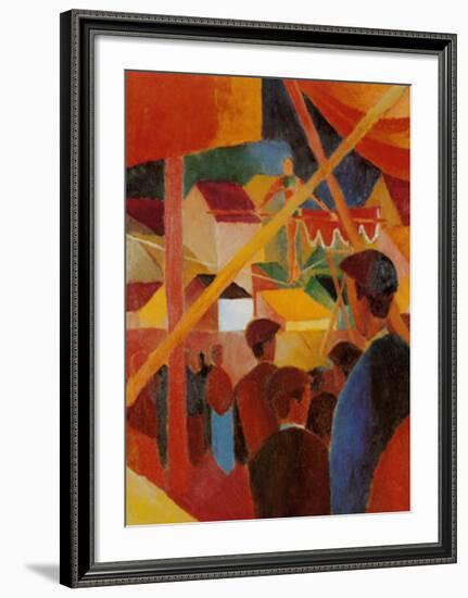 Tightrope Walker-Auguste Macke-Framed Art Print