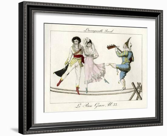 Tightrope Walkers French-null-Framed Giclee Print