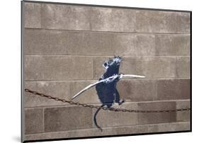 Tightrope-Banksy-Mounted Giclee Print