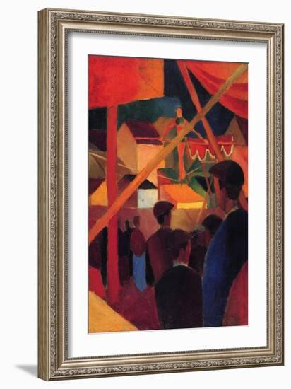 Tightrope-Auguste Macke-Framed Art Print