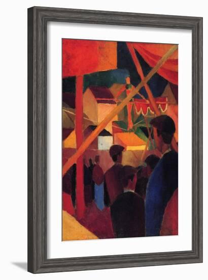 Tightrope-Auguste Macke-Framed Art Print