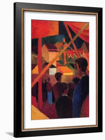 Tightrope-Auguste Macke-Framed Art Print