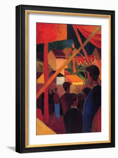 Tightrope-Auguste Macke-Framed Art Print