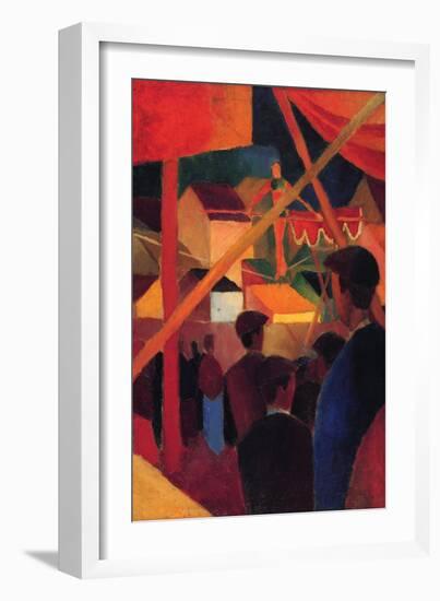 Tightrope-Auguste Macke-Framed Art Print