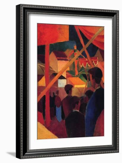 Tightrope-Auguste Macke-Framed Art Print