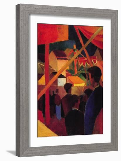 Tightrope-Auguste Macke-Framed Art Print