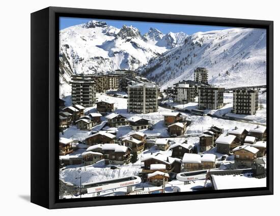 Tignes-Le-Lac, Tignes, Savoie, Rhone-Alpes, French Alps, France, Europe-Matthew Frost-Framed Premier Image Canvas