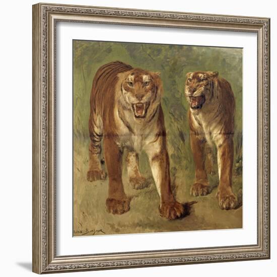 Tigre royal furieux-Rosa Bonheur-Framed Giclee Print