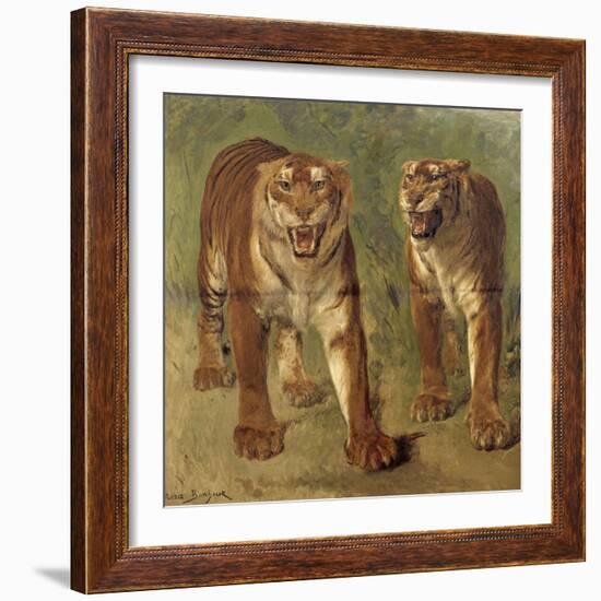 Tigre royal furieux-Rosa Bonheur-Framed Giclee Print