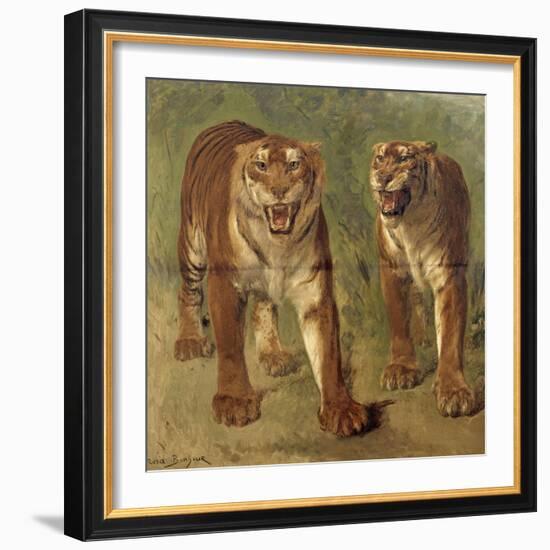 Tigre royal furieux-Rosa Bonheur-Framed Giclee Print