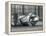 Tigress 'Sally', Yawning, While Lying on the Floor of Her Enclosure, London Zoo, 1928 (B/W Photo)-Frederick William Bond-Framed Premier Image Canvas