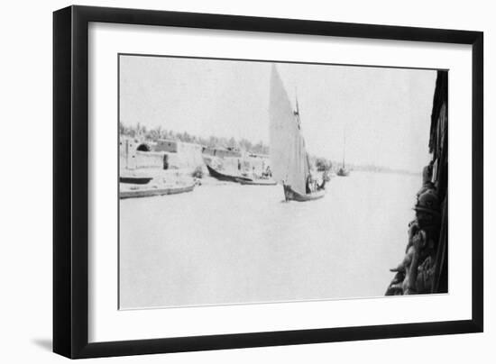 Tigris River, Baghdad, Iraq, 1917-1919-null-Framed Giclee Print