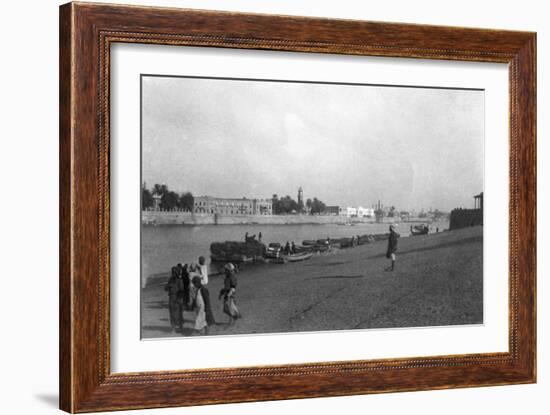 Tigris River, Baghdad, Iraq, 1917-1919-null-Framed Giclee Print