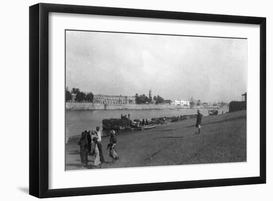 Tigris River, Baghdad, Iraq, 1917-1919-null-Framed Giclee Print