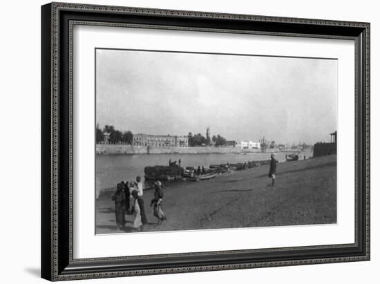 Tigris River, Baghdad, Iraq, 1917-1919-null-Framed Giclee Print