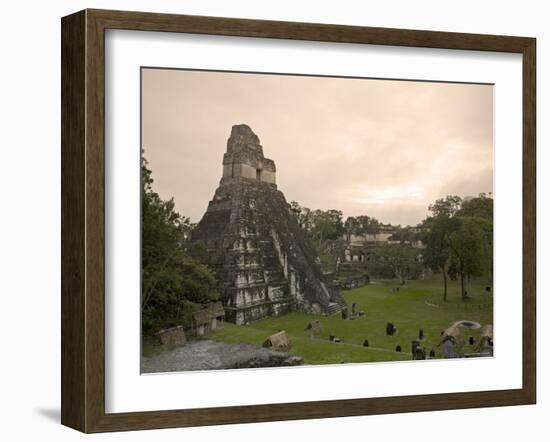 Tikal Pyramid Ruins, Guatemala-Michele Falzone-Framed Photographic Print