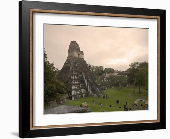 Tikal Pyramid Ruins, Guatemala-Michele Falzone-Framed Photographic Print