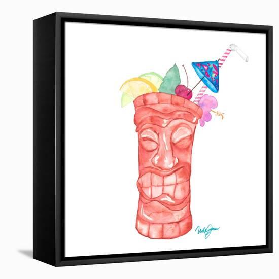 Tiki Bar Tonics I-Nola James-Framed Stretched Canvas
