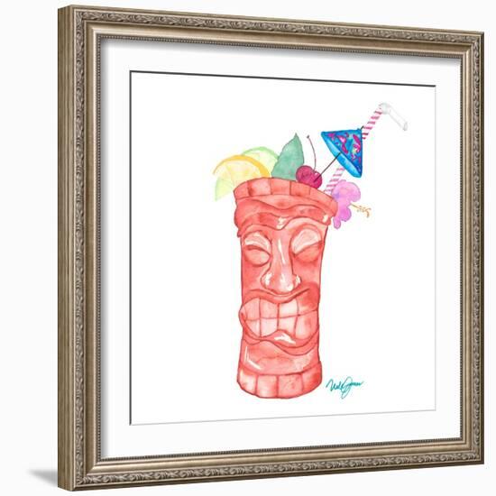 Tiki Bar Tonics I-Nola James-Framed Art Print