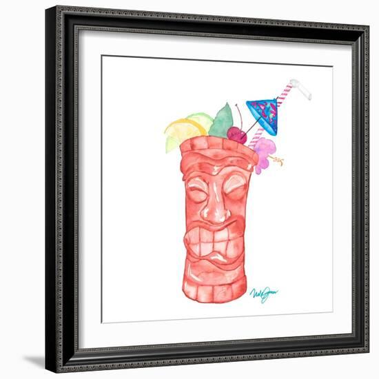 Tiki Bar Tonics I-Nola James-Framed Art Print