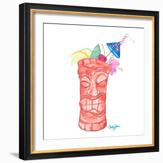 Tiki Bar Tonics I-Nola James-Framed Art Print