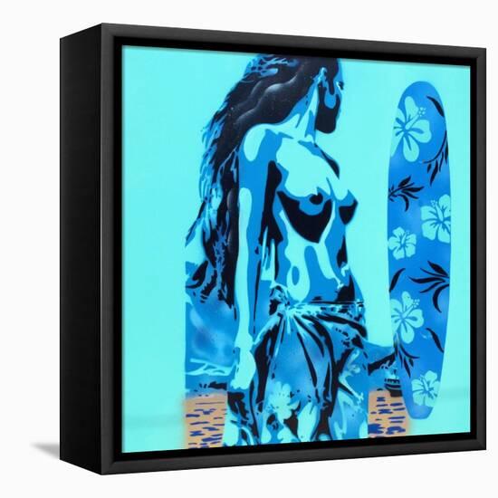 Tiki Surf-Abstract Graffiti-Framed Premier Image Canvas