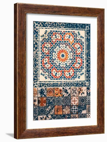 Tile Assemblage I-null-Framed Art Print