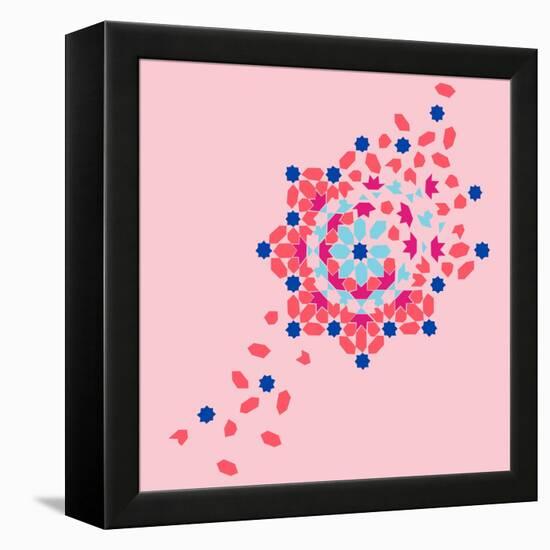 Tile Burst-null-Framed Premier Image Canvas