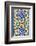 Tile Decoration at Bahia Palace, Marrakech, Morocco-Nico Tondini-Framed Photographic Print