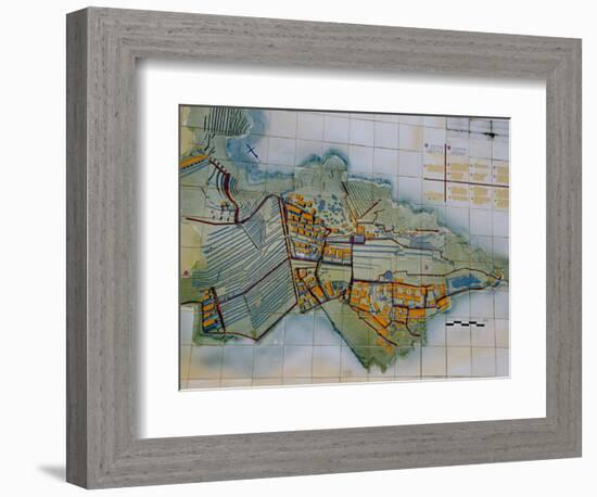 Tile Map at Entry to Machu Picchu, Peru-Cindy Miller Hopkins-Framed Photographic Print