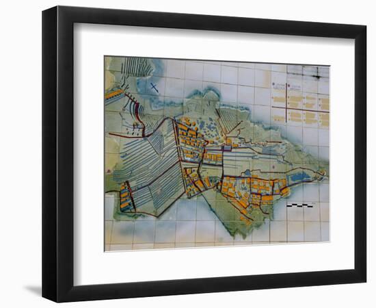 Tile Map at Entry to Machu Picchu, Peru-Cindy Miller Hopkins-Framed Photographic Print