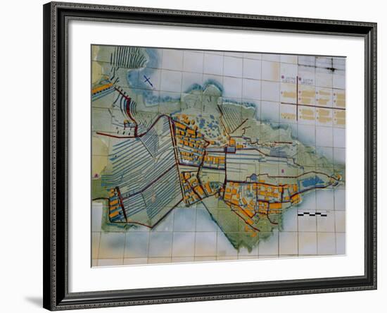 Tile Map at Entry to Machu Picchu, Peru-Cindy Miller Hopkins-Framed Photographic Print