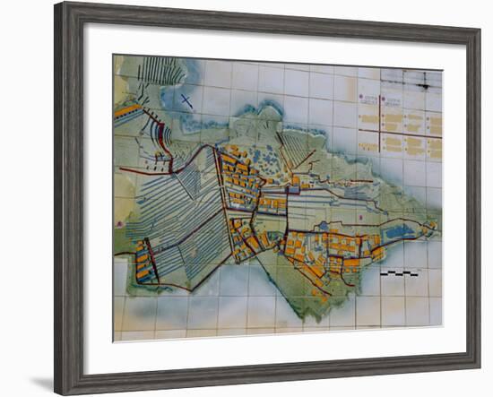 Tile Map at Entry to Machu Picchu, Peru-Cindy Miller Hopkins-Framed Photographic Print