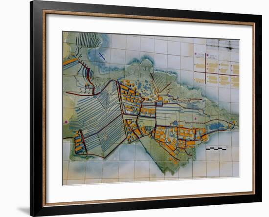 Tile Map at Entry to Machu Picchu, Peru-Cindy Miller Hopkins-Framed Photographic Print