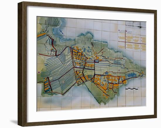 Tile Map at Entry to Machu Picchu, Peru-Cindy Miller Hopkins-Framed Photographic Print