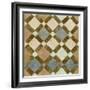 Tile of Squares I-Alonzo Saunders-Framed Art Print