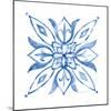 Tile Stencil II Blue-Anne Tavoletti-Mounted Art Print