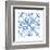 Tile Stencil IV Blue-Anne Tavoletti-Framed Art Print