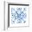 Tile Stencil IV Blue-Anne Tavoletti-Framed Art Print