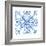 Tile Stencil IV Blue-Anne Tavoletti-Framed Art Print