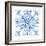 Tile Stencil IV Blue-Anne Tavoletti-Framed Art Print