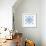 Tile Stencil IV Blue-Anne Tavoletti-Framed Art Print displayed on a wall