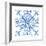 Tile Stencil IV Blue-Anne Tavoletti-Framed Art Print