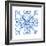 Tile Stencil IV Blue-Anne Tavoletti-Framed Art Print