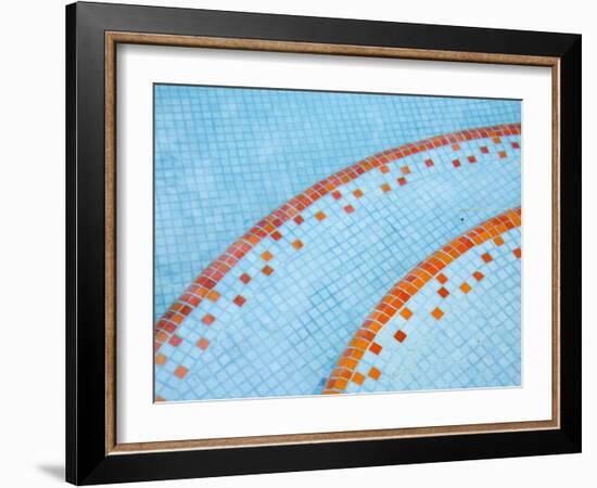 Tile Steps, Hotel Mediomundo, Merida, Yucatan, Mexico-Julie Eggers-Framed Photographic Print