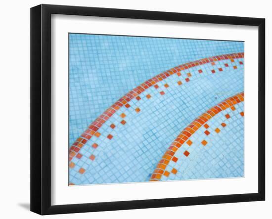 Tile Steps, Hotel Mediomundo, Merida, Yucatan, Mexico-Julie Eggers-Framed Photographic Print