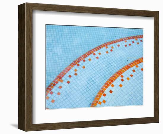 Tile Steps, Hotel Mediomundo, Merida, Yucatan, Mexico-Julie Eggers-Framed Photographic Print