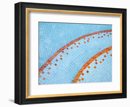 Tile Steps, Hotel Mediomundo, Merida, Yucatan, Mexico-Julie Eggers-Framed Photographic Print