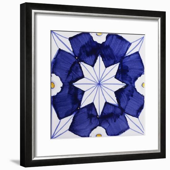 Tile with Geometric Patterns for Houses of Nobles-null-Framed Giclee Print