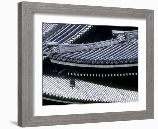 Tiled Rooves of Higashi Honganji Temple-null-Framed Photographic Print